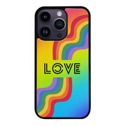 iPhone 15 Pro pride suojakuoret - Love - Ei