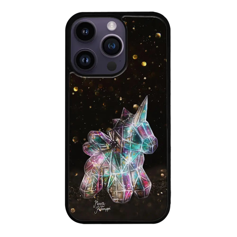 iPhone 15 Pro unicorn suojakuoret - Kulta - Noora Kämppi - Ei
