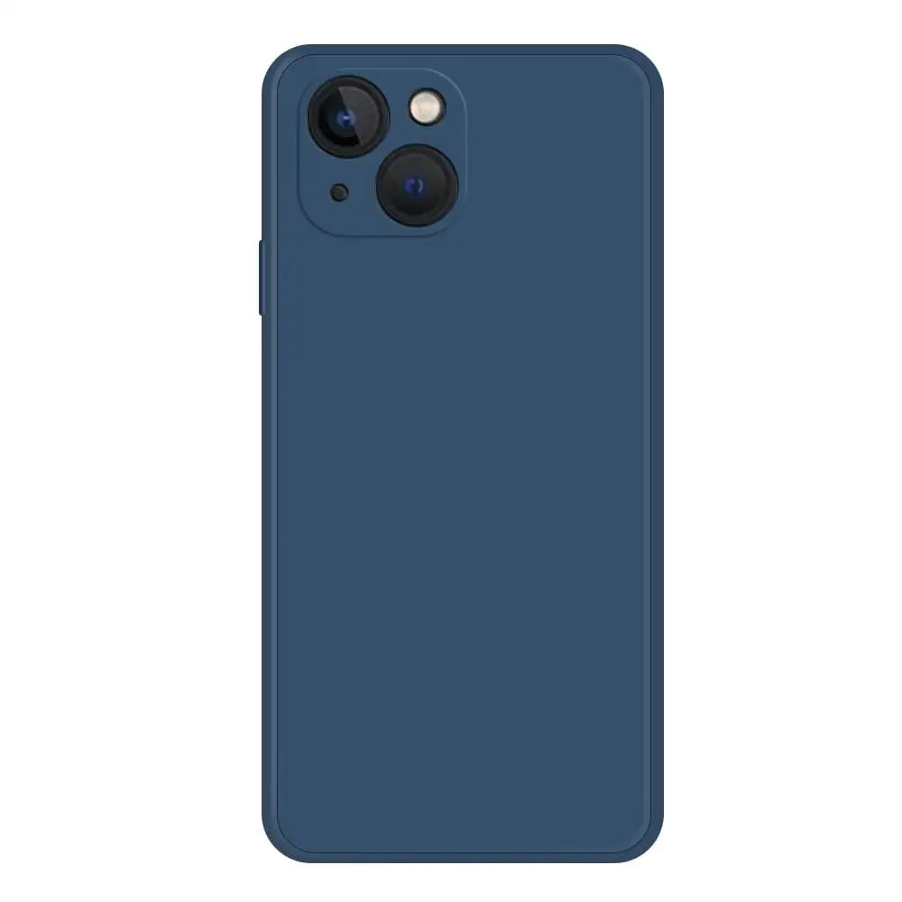 iPhone 15 Silikoni suojakuori - Sininen