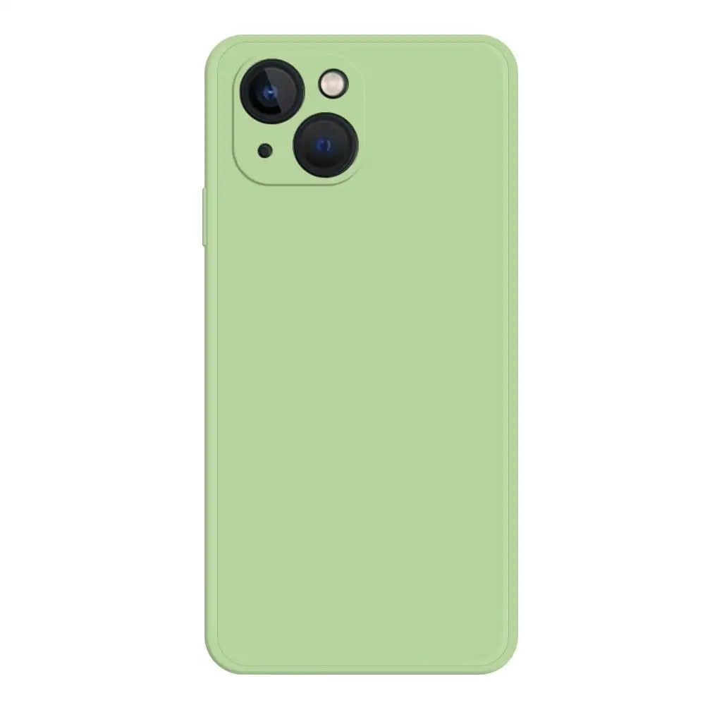iPhone 15 Silikoni suojakuori - Vihreä