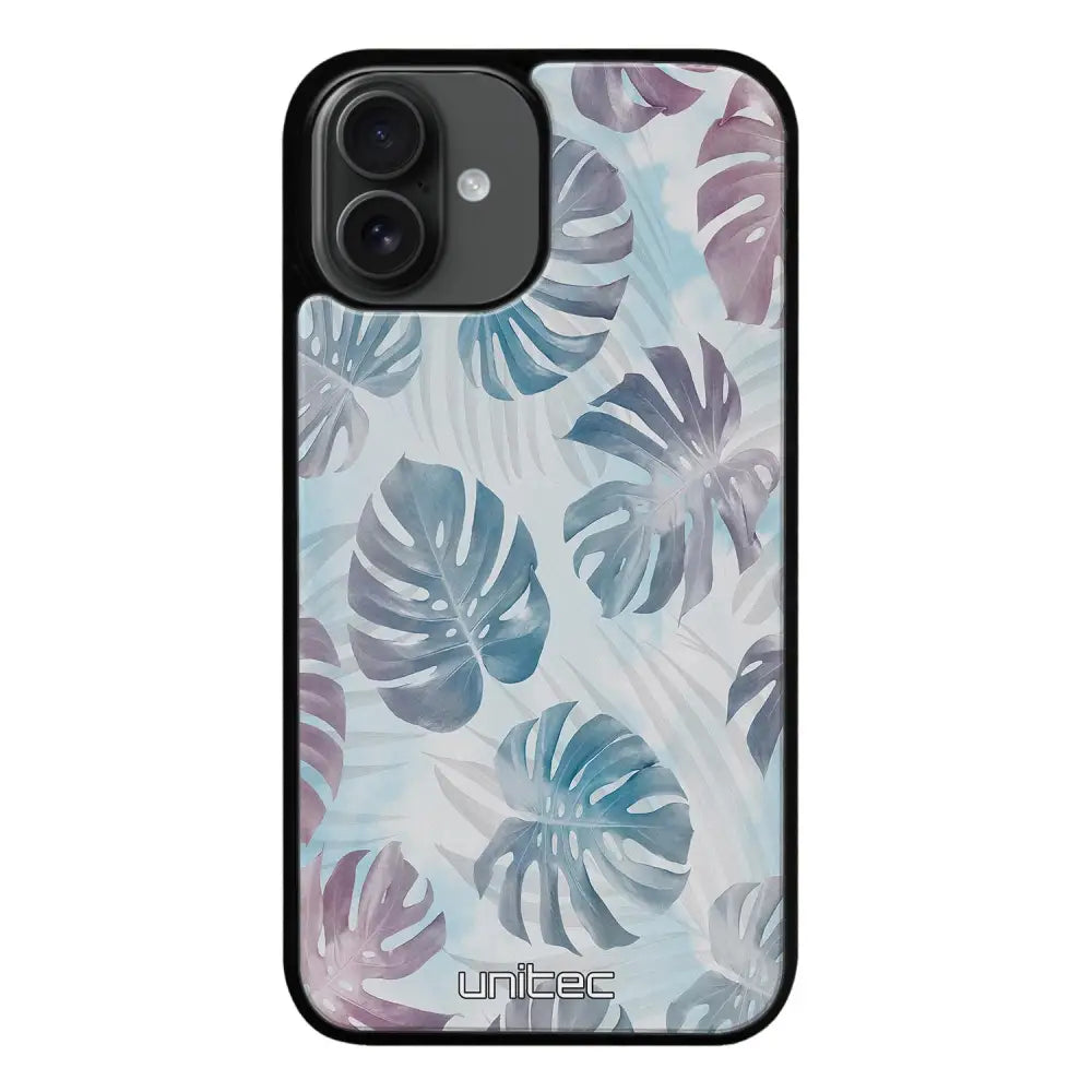 iPhone 16 kukka suojakuoret - Monstera Texture - Ei