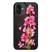 iPhone 16 kukka suojakuoret - Pink Flowers - Ei