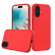 Punainen MagSafe suojakuori iPhone 16 - suojaa ja kauniit kaksoiskameran aukot