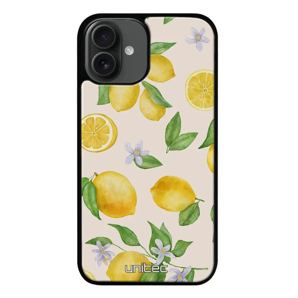 iPhone 16 Plus hedelmä suojakuoret - Lemon - Ei