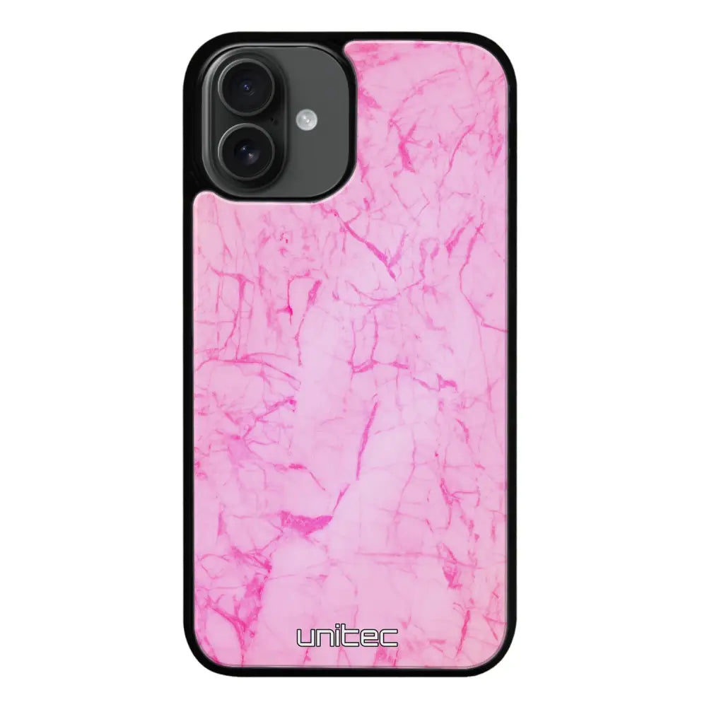 iPhone 16 Plus marmori suojakuoret - Light Pink Marble - Ei