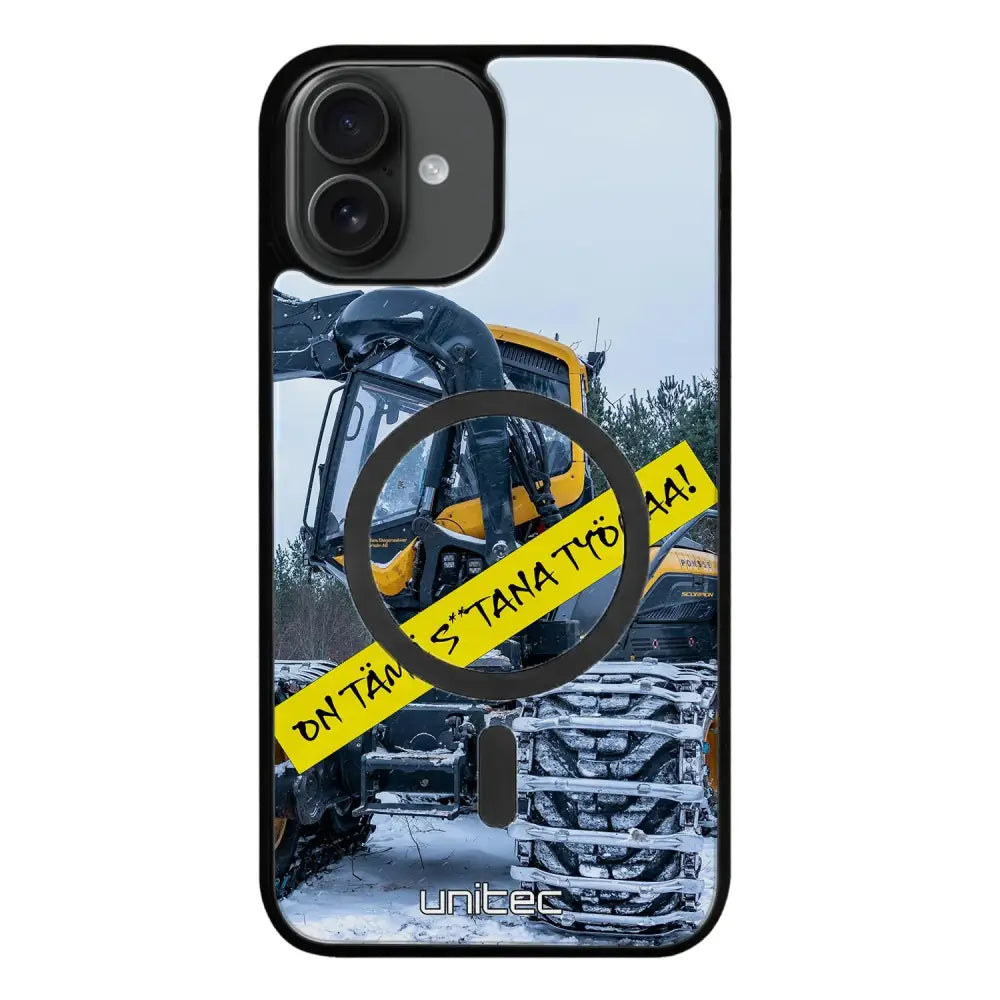 iPhone 16 Plus meemi suojakuoret - Työmaa