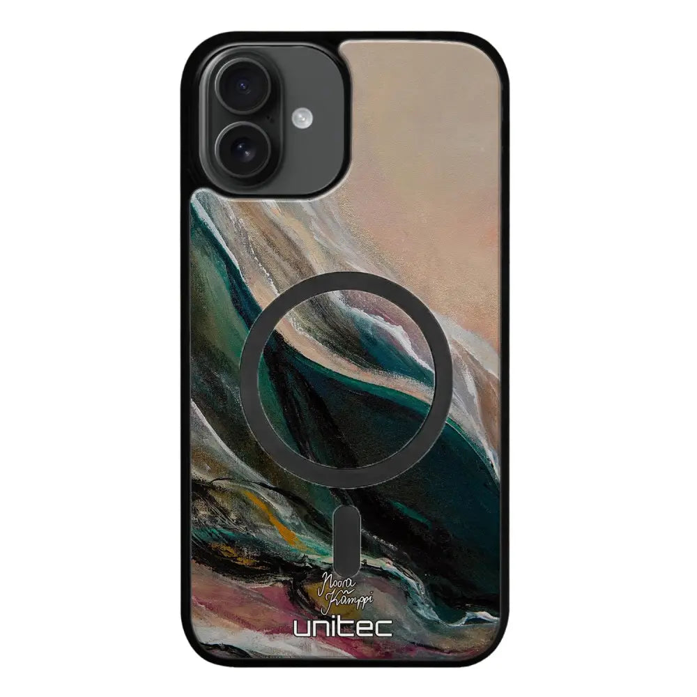 iPhone 16 Plus modern art suojakuoret - Nudge - Noora Kämppi