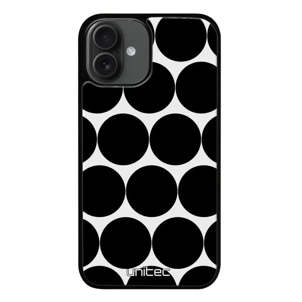 iPhone 16 Plus pallo suojakuoret - Musta Pallo - Ei