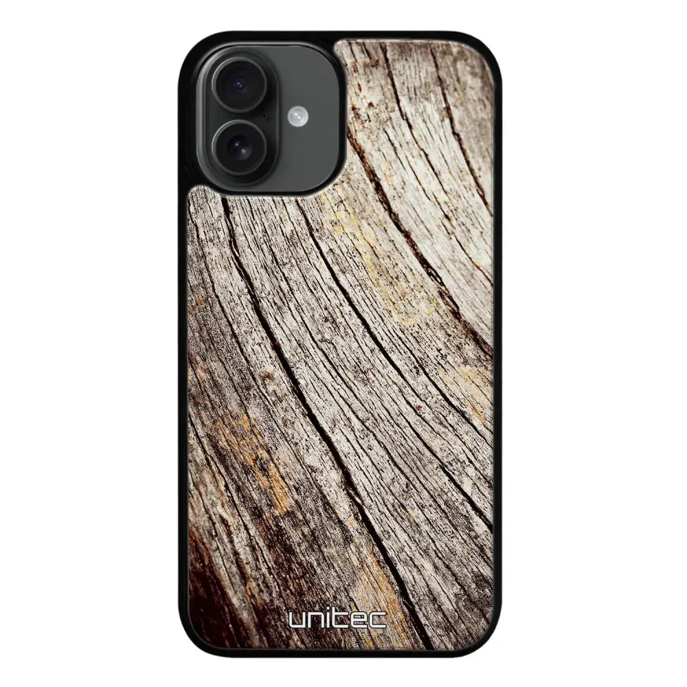 iPhone 16 Plus suojakuoret - Wooden Stump - Ei