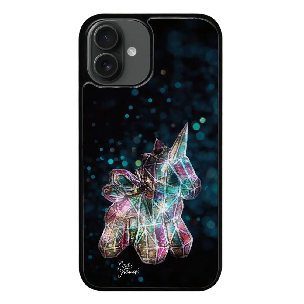 iPhone 16 Plus unicorn suojakuoret - Sininen - Noora Kämppi - Ei