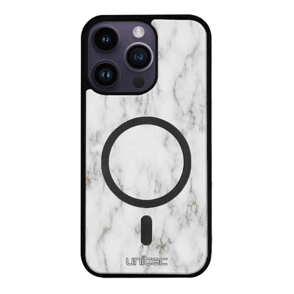 iPhone 16 Pro marmori suojakuoret - White Marble