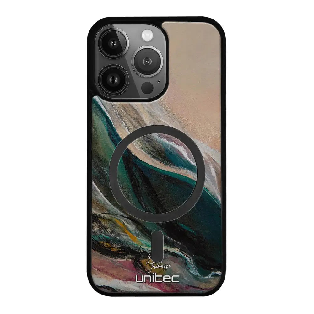 iPhone 16 Pro Max modern art suojakuoret - Nudge - Noora Kämppi