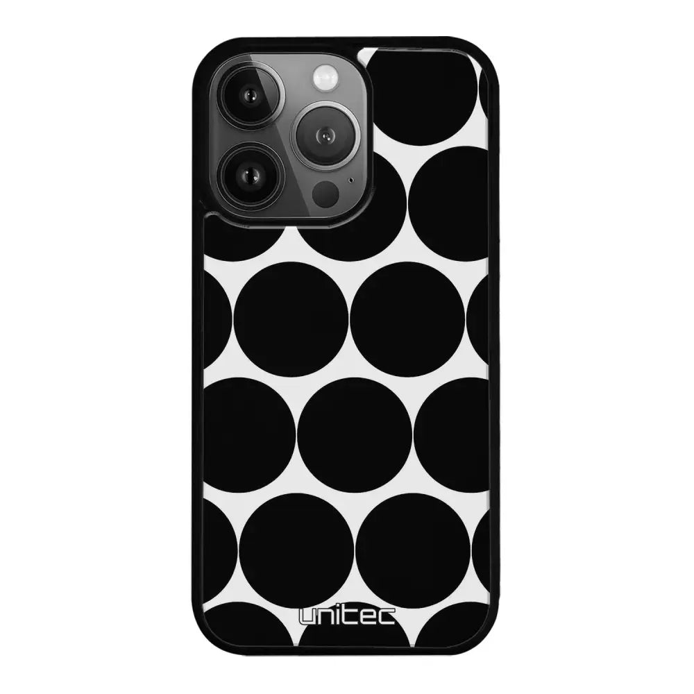 iPhone 16 Pro Max pallo suojakuoret - Musta Pallo - Ei