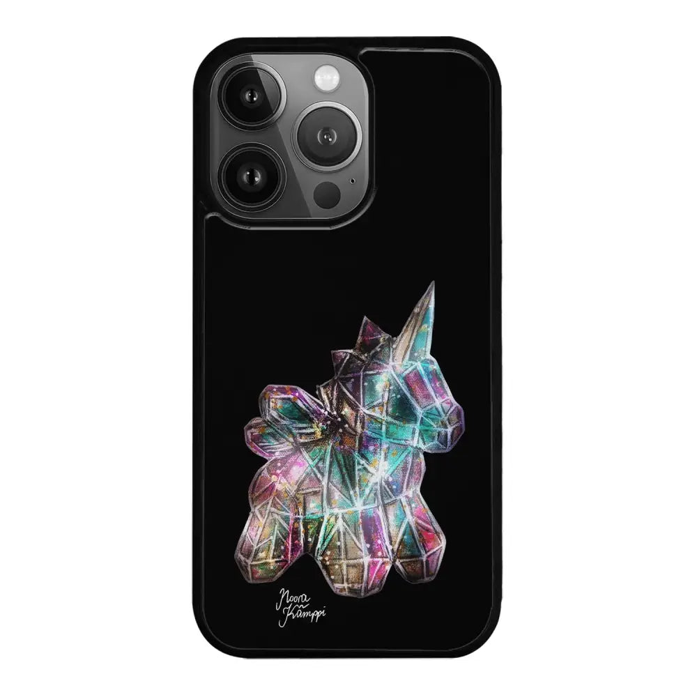 iPhone 16 Pro Max unicorn suojakuoret - Musta - Noora Kämppi - Ei