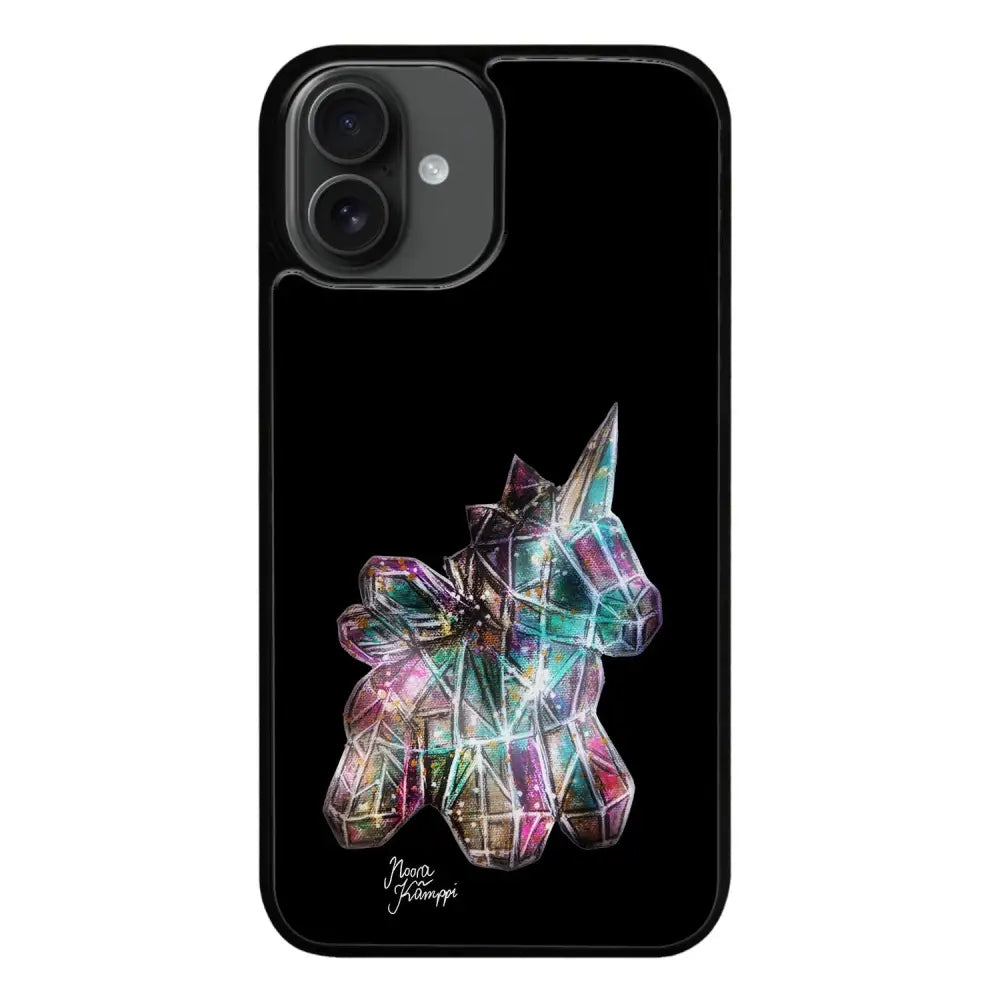 iPhone 16 unicorn suojakuoret - Musta - Noora Kämppi - Ei