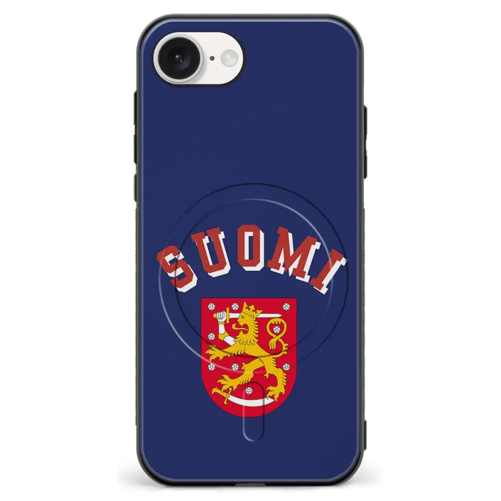 iPhone 16e jääkiekko suojakuoret Leijonat Suomi
