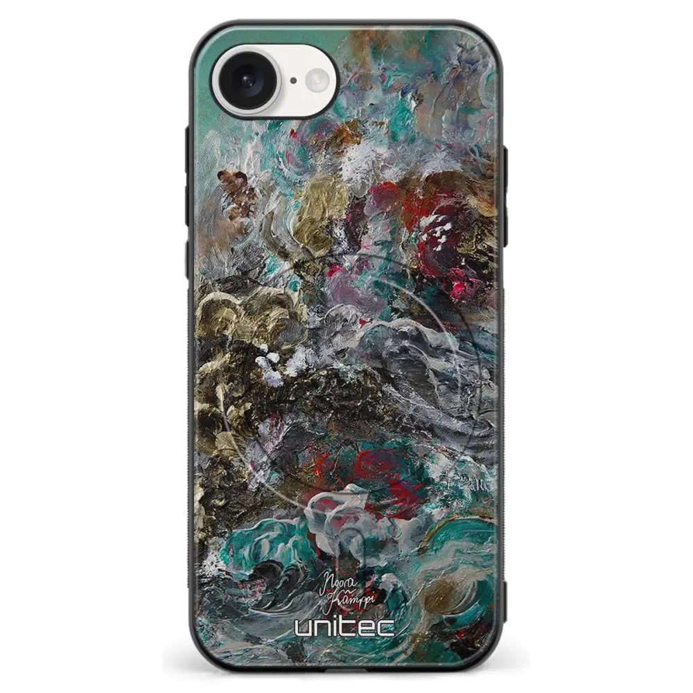 iPhone 16e modern art suojakuoret Heart Knows Noora Kämppi