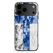 iPhone 17 Air suojakuoret Painted Finnish Flag Ei