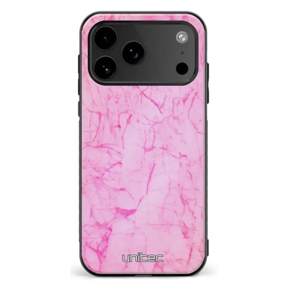 iPhone 17 Pro marmori suojakuoret Light Pink Marble Ei