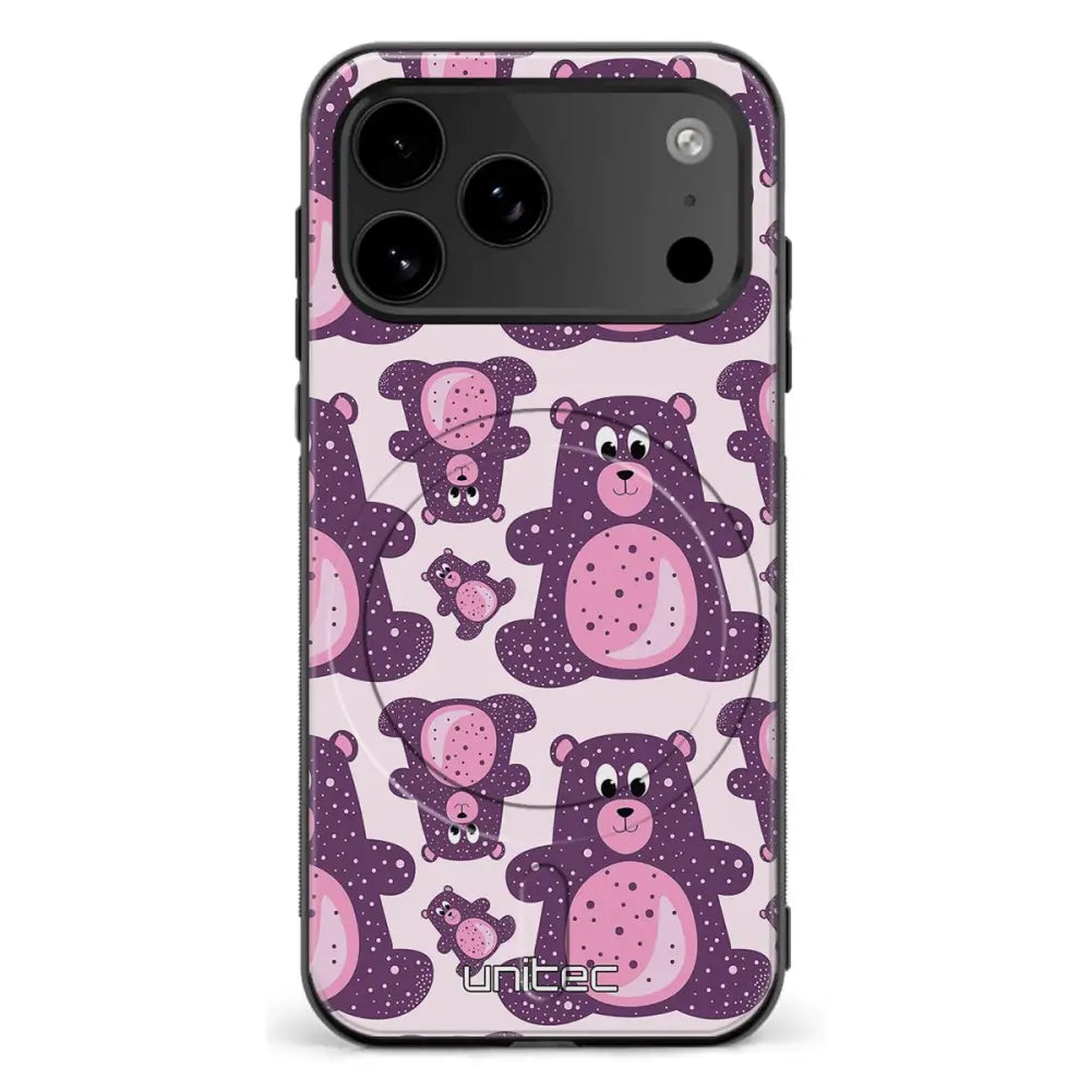 iPhone 17 Pro Max suojakuoret Purple Teddy Bear
