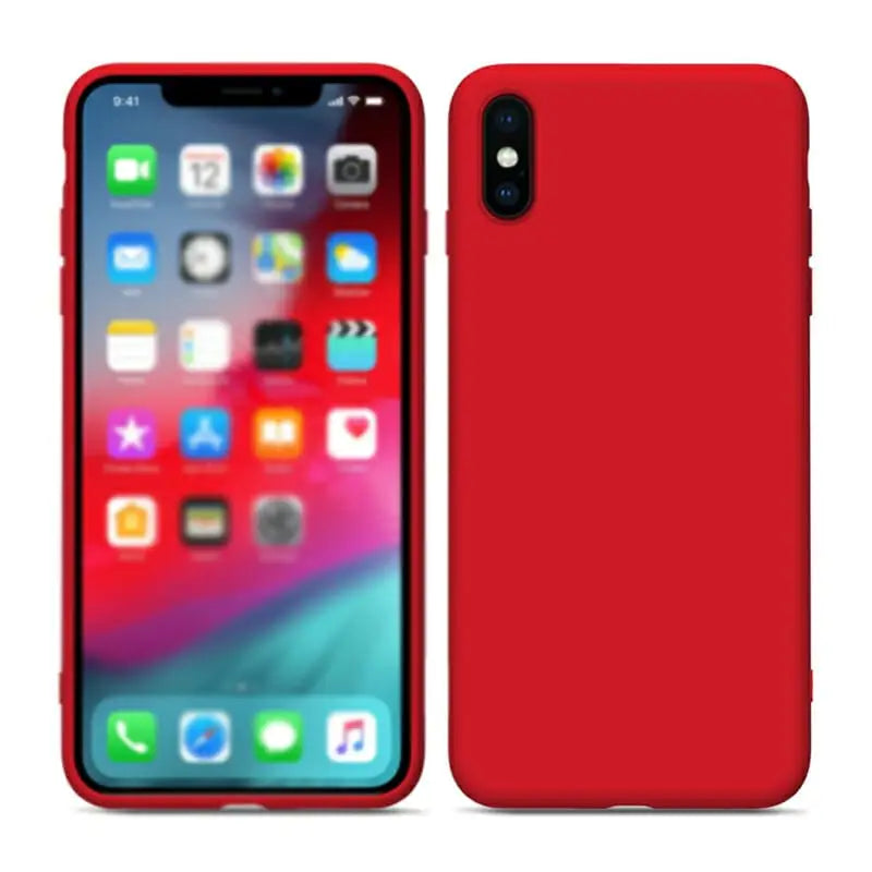 iPhone 6S / iPhone 6 Silikonikuori Punainen