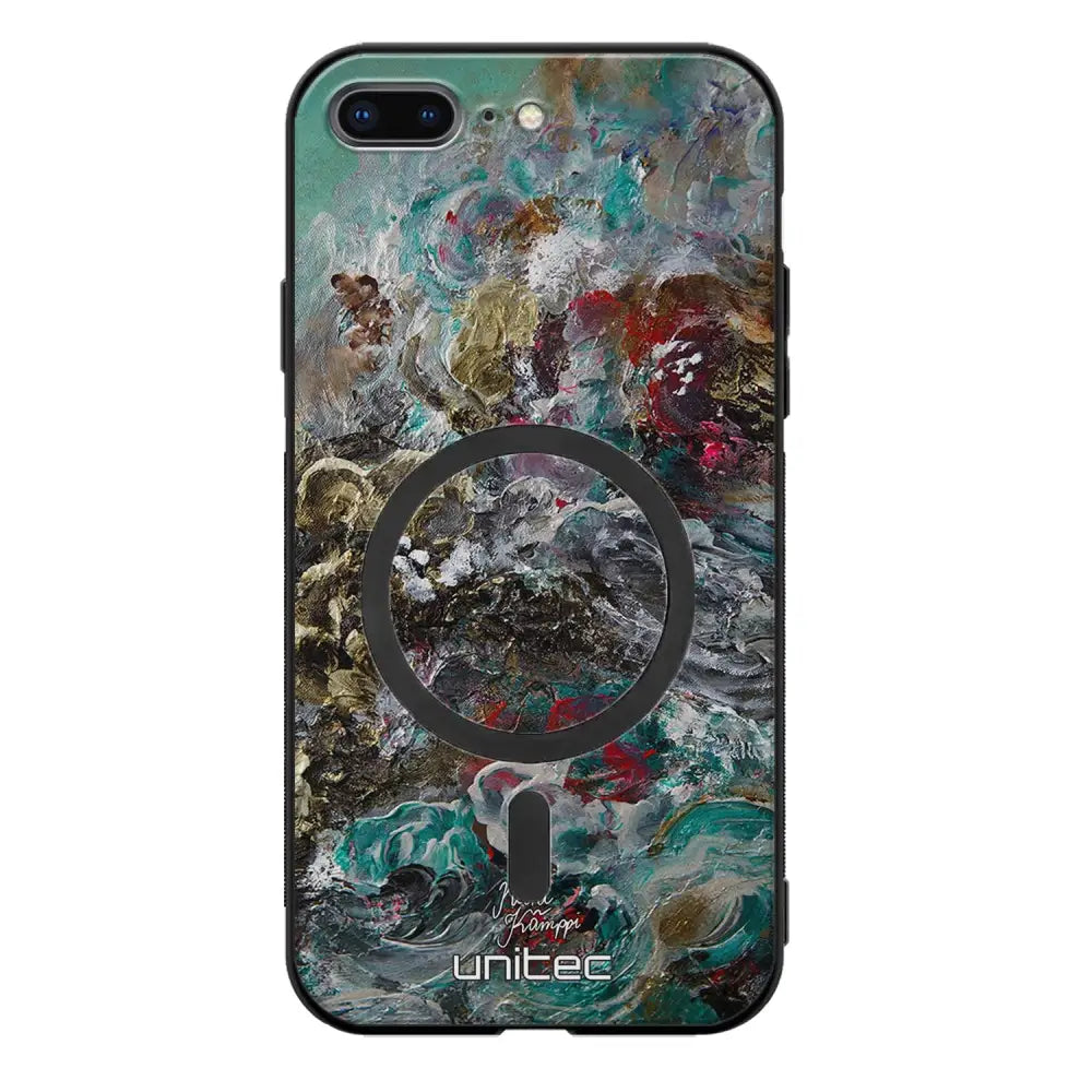 iPhone 8 Plus modern art suojakuoret - Heart Knows - Noora Kämppi