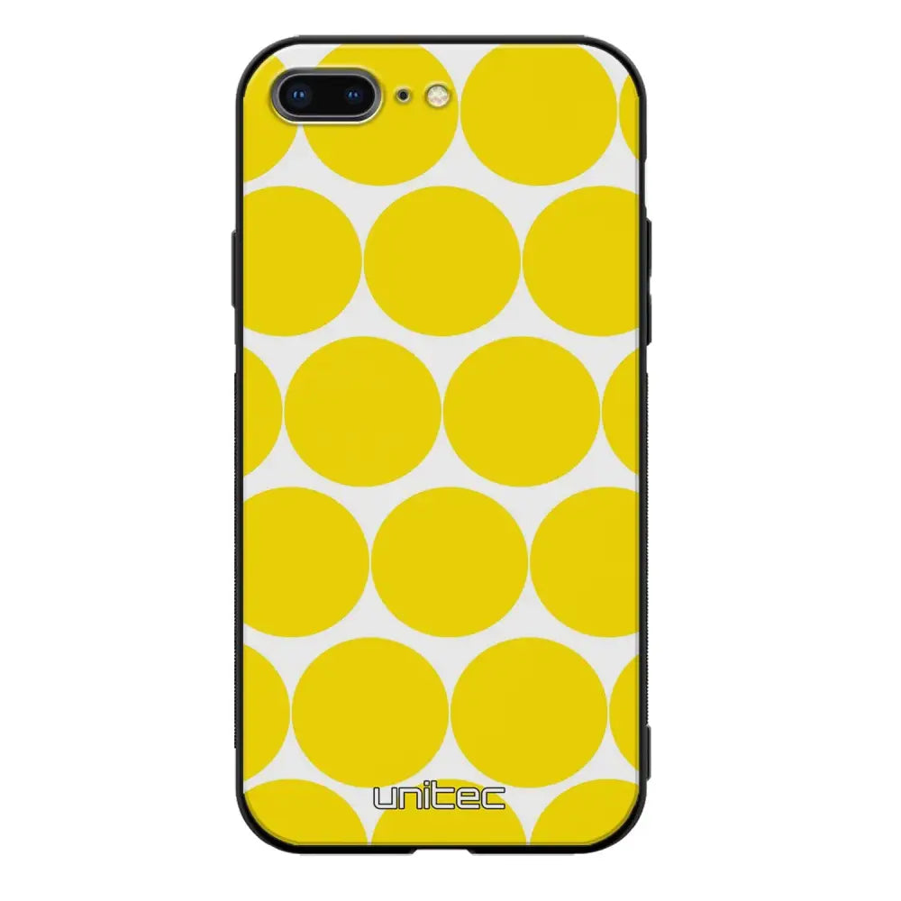 iPhone 8 Plus pallo suojakuoret - Keltainen Pallo - Ei
