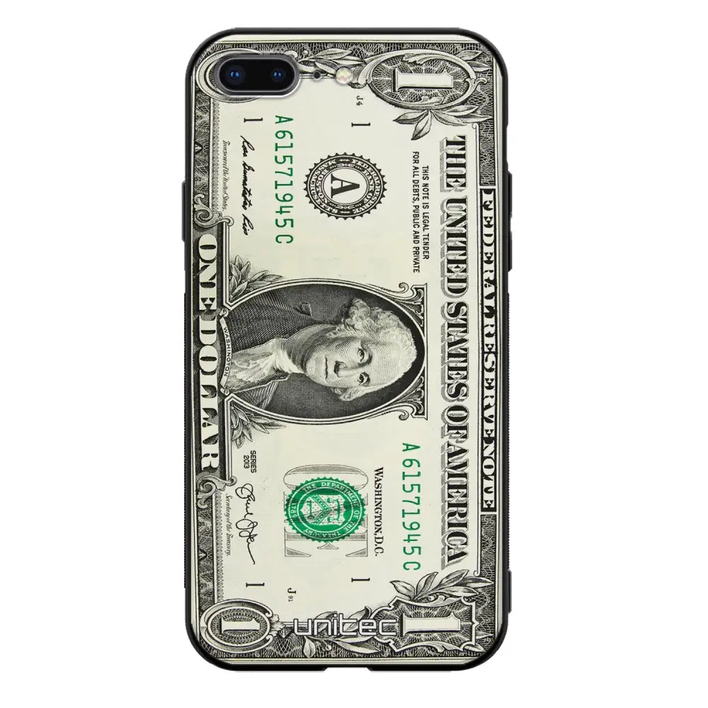 iPhone 8 Plus seteli suojakuoret - Dollar - Ei