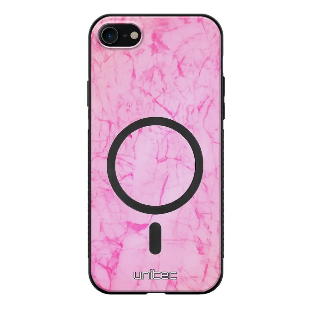 iPhone SE 2020 marmori suojakuoret - Light Pink Marble