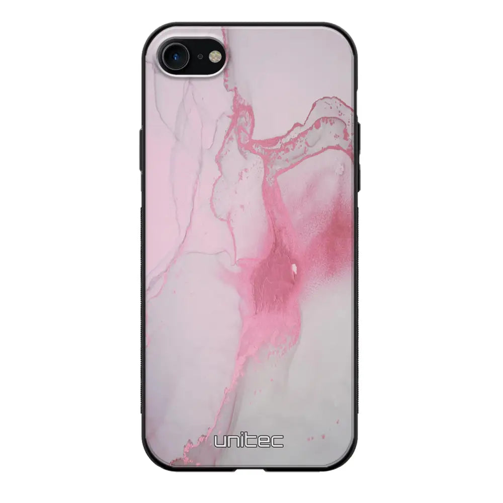 iPhone SE 2020 marmori suojakuoret - Pink Pok Rie - Ei