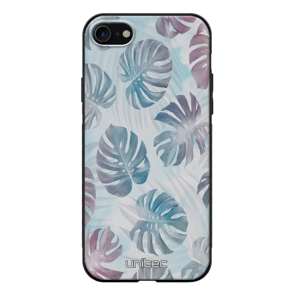 iPhone SE 2022 kukka suojakuoret - Monstera Texture - Ei