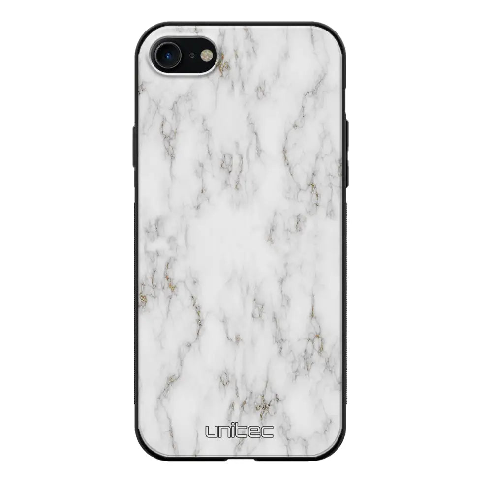 iPhone SE 2022 marmori suojakuoret - White Marble - Ei