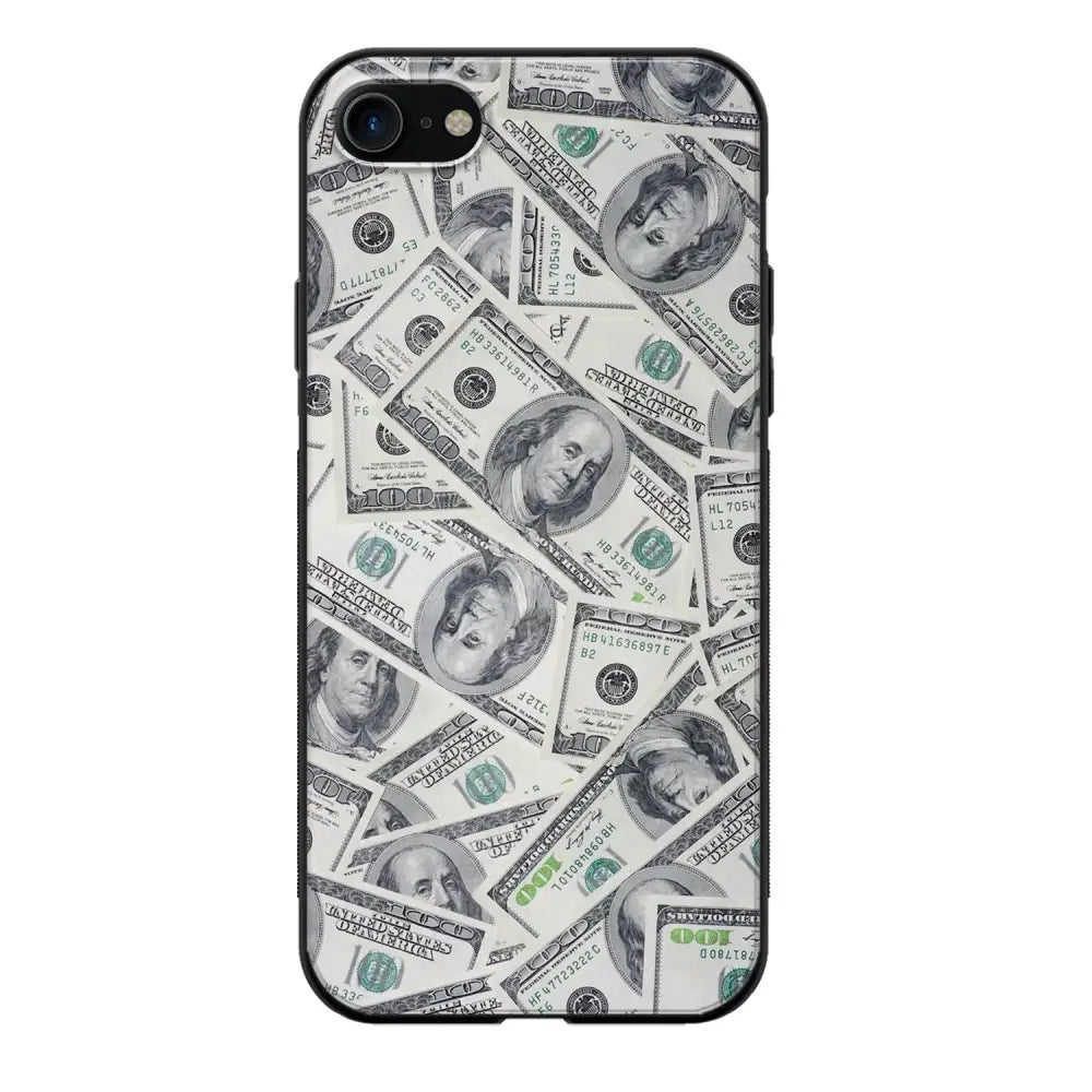 iPhone SE 2022 seteli suojakuoret - Dollarit - Ei