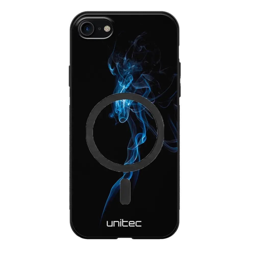 iPhone SE 2022 suojakuoret - Blue Smoke On Black