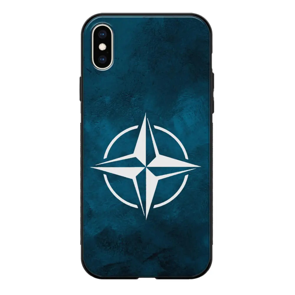 iPhone X nato suojakuoret - Sininen - Ei