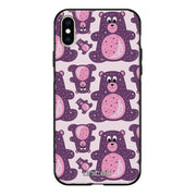 iPhone X suojakuoret - Purple Teddy Bear - Ei
