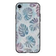 iPhone XR kukka suojakuoret - Monstera Texture - Ei