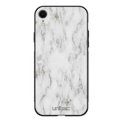iPhone XR marmori suojakuoret - White Marble - Ei