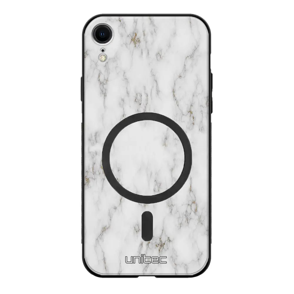 iPhone XR marmori suojakuoret - White Marble