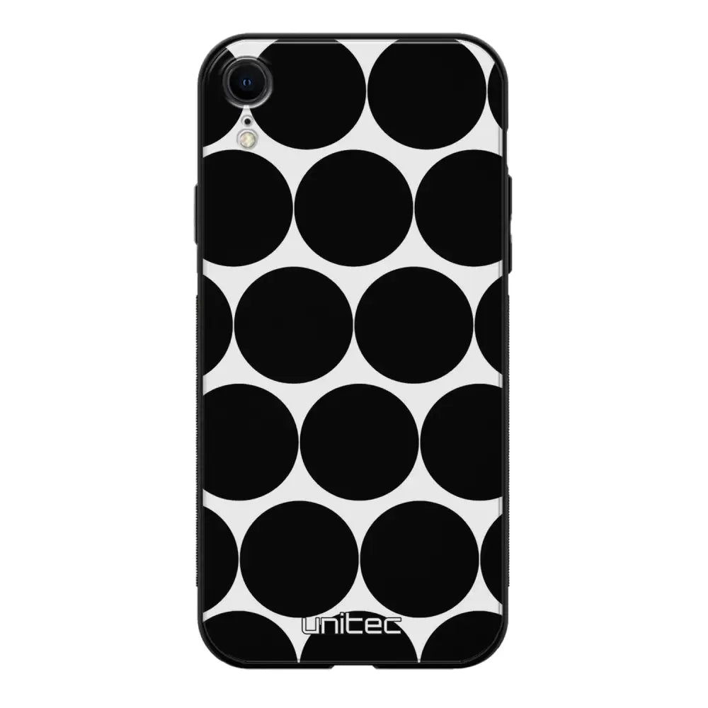 iPhone XR pallo suojakuoret - Musta Pallo - Ei