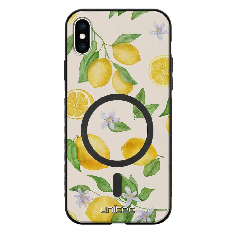 iPhone XS Max hedelmä suojakuoret - Lemon