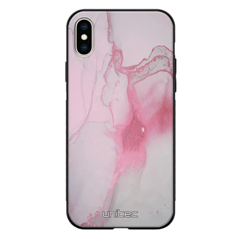 iPhone XS Max marmori suojakuoret - Pink Pok Rie - Ei