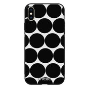 iPhone XS Max pallo suojakuoret - Musta Pallo - Ei