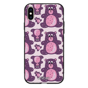 iPhone XS Max suojakuoret - Purple Teddy Bear - Ei