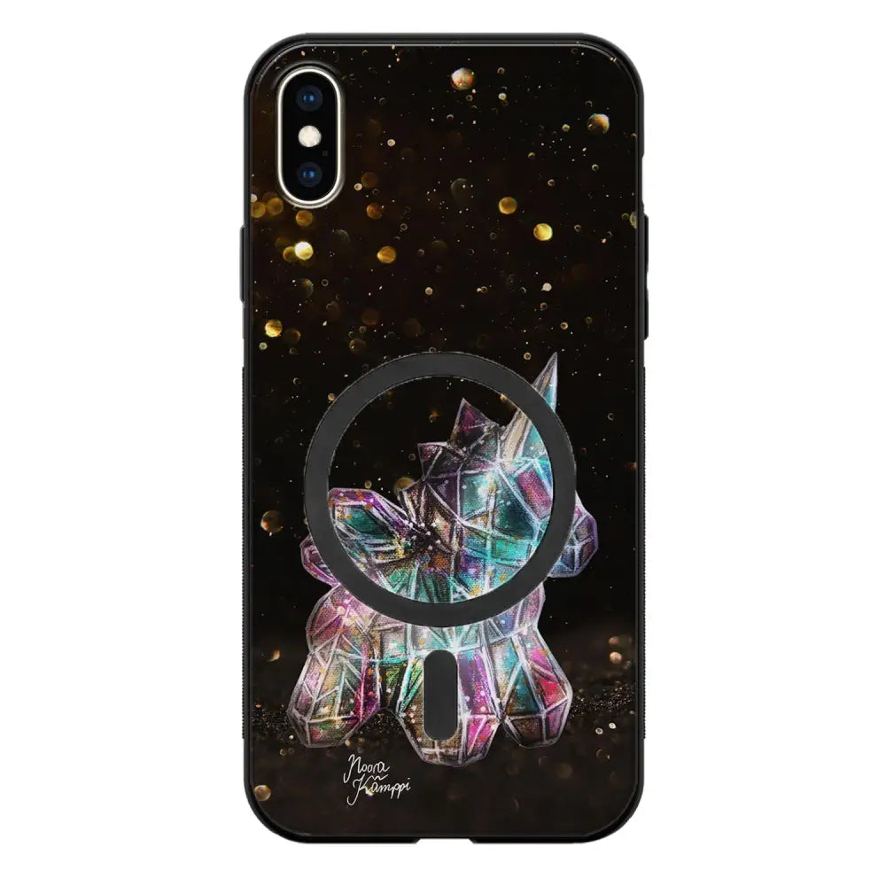 iPhone XS Max unicorn suojakuoret - Kulta - Noora Kämppi