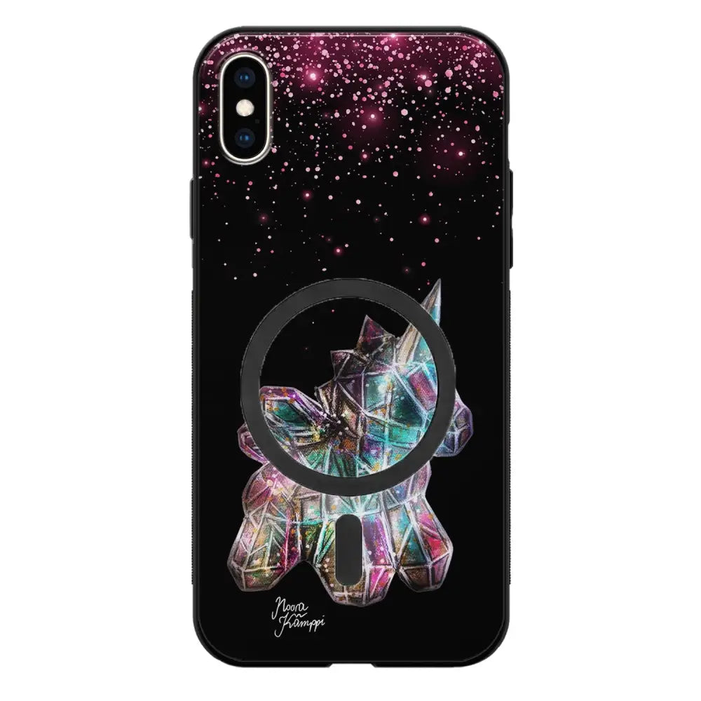iPhone XS Max unicorn suojakuoret - Pinkki - Noora Kämppi