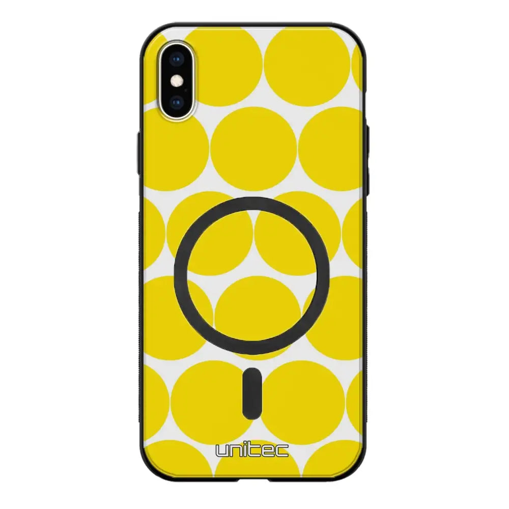 iPhone XS pallo suojakuoret - Keltainen Pallo