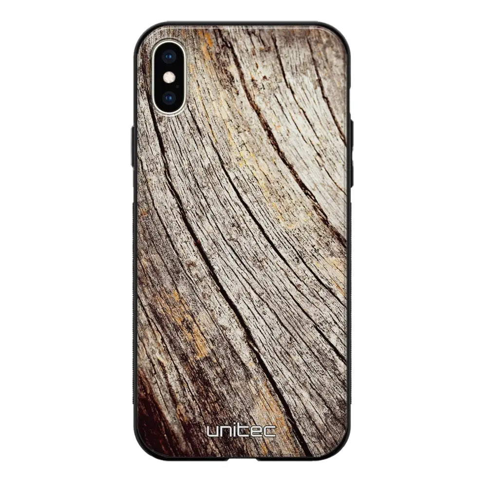iPhone XS suojakuoret - Wooden Stump - Ei