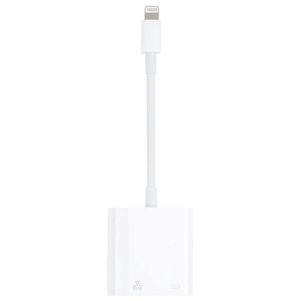 Lightning – Ethernet adapteri + Lightning power