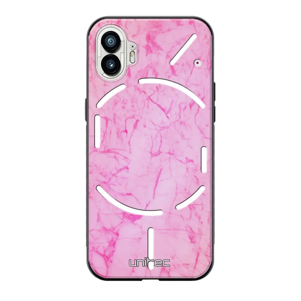 Nothing Phone 2 marmori suojakuoret - Light Pink Marble - Ei